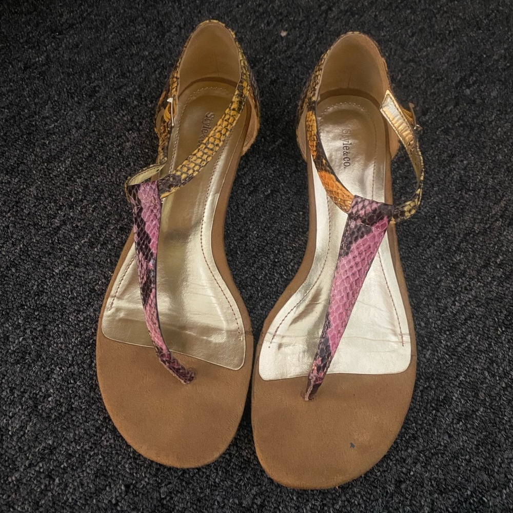 Style & Co sandals. Only worn twice. Size 7.5